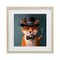 Stupell Industries Charming Dapper Fox Framed Print Under Glass, design by Lucia Heffernan